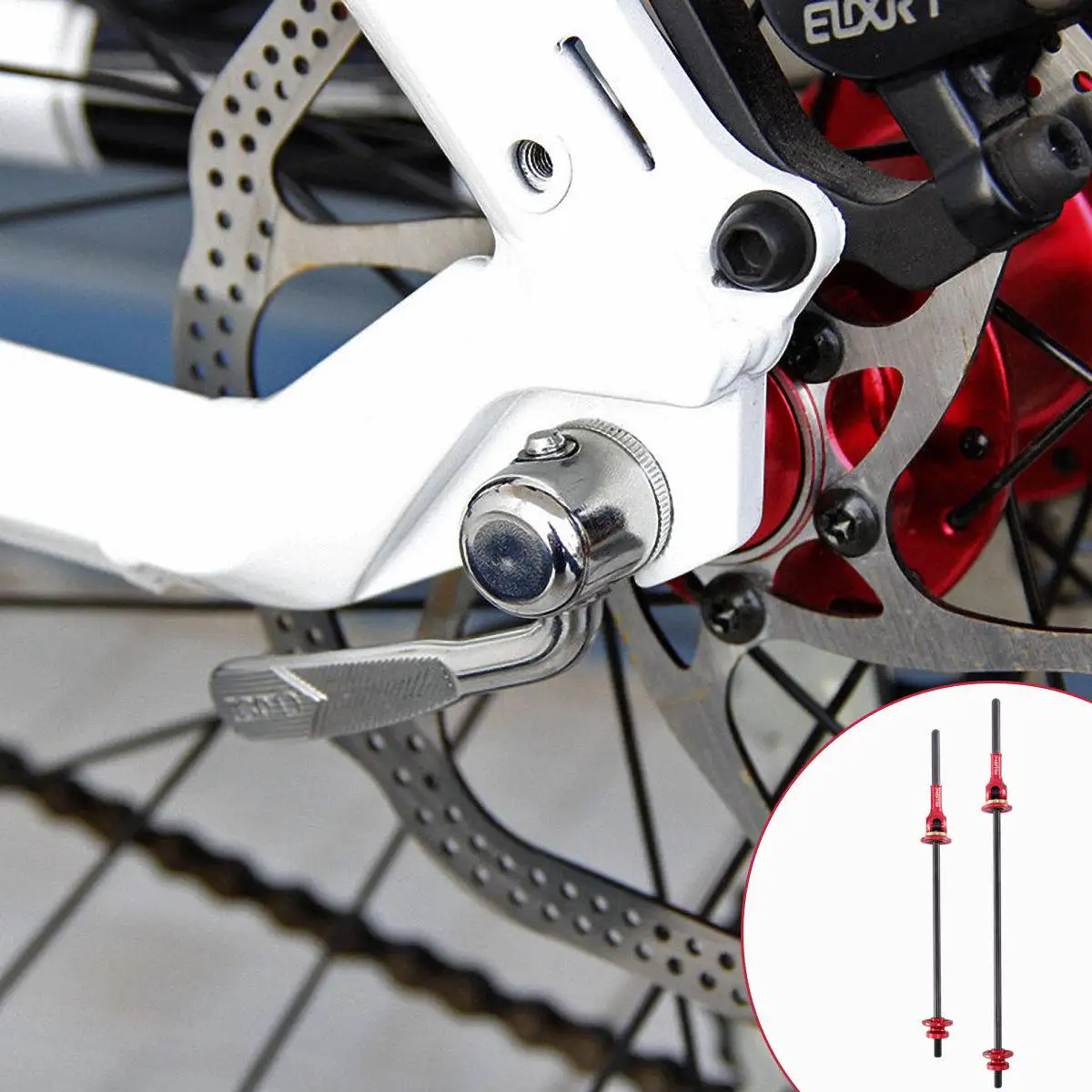 Bike Quick Release Skewer Steel Material Front Rear Hub Fast Dismantle Kit Lightweight Portable Mountain Road Bike Repair Tool
Bike Quick Release Skewer Steel Material Front Rear Hub Fast Dismantle Kit Lightweight Portable Mountain Road Bike Repair Tool