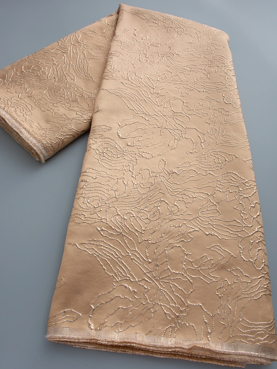 French Brocade Lace Fabrics 2026 Satin Nigerian Gild Jacquard Lace Fabric For Sewing Wedding Party Dress Women Cloth 5Yards
French Brocade Lace Fabrics 2026 Satin Nigerian Gild Jacquard Lace Fabric For Sewing Wedding Party Dress Women Cloth 5Yards