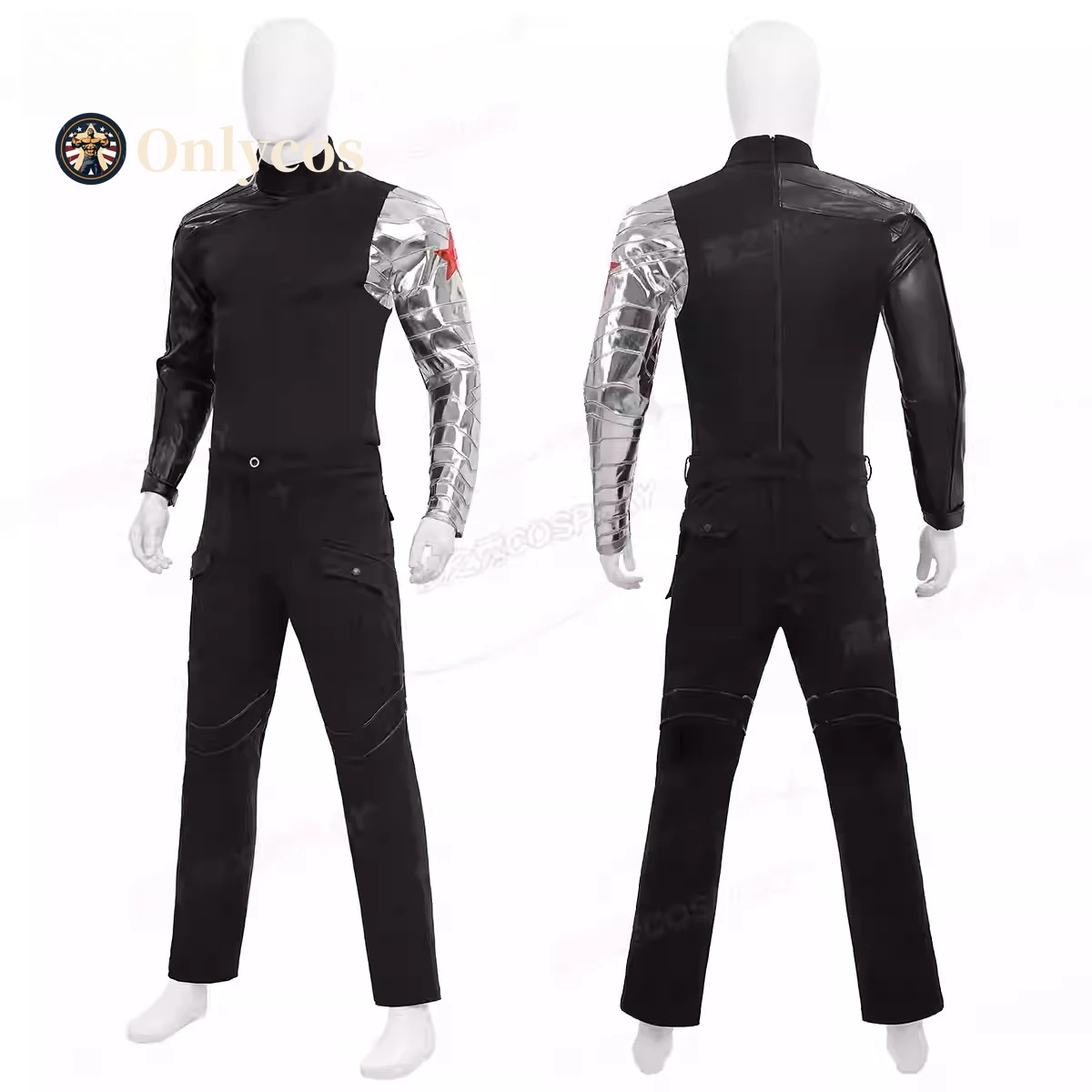 America Winter Soldier Bucky Cosplay Costume Full Set Uniform Role Play Halloween Carnival Party Outfit for Men Onlycos
America Winter Soldier Bucky Cosplay Costume Full Set Uniform Role Play Halloween Carnival Party Outfit for Men Onlycos