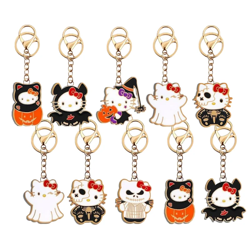 Hello Kitty Halloween Bat Pumpkin Keychain Cute Cartoon Backpack Pendant Send Friends Gift Apparel Pendant DIY Decor
Hello Kitty Halloween Bat Pumpkin Keychain Cute Cartoon Backpack Pendant Send Friends Gift Apparel Pendant DIY Decor