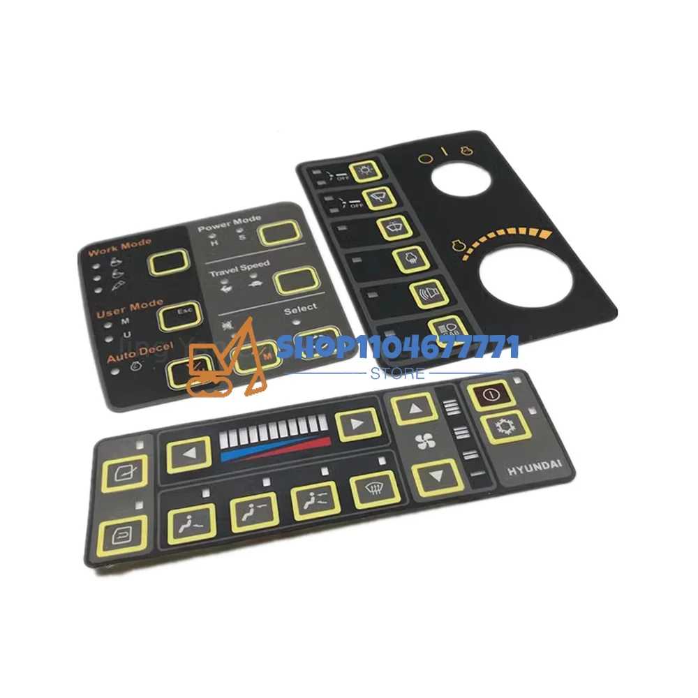 Для Hyundai R150 200 215 225 265 305-7 наклейка на панель управления кондиционером наклейка на прибор аксессуары для экскаватора
Для Hyundai R150 200 215 225 265 305-7 наклейка на панель управления кондиционером наклейка на прибор аксессуары для экскаватора