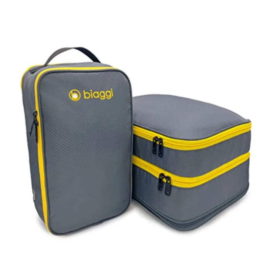 Double Deck Compression Packing Cube 2-in-1 Expandable Travel Organizer with Integrated Shoe Cube Compartment Lightweight Packi
Double Deck Compression Packing Cube 2-in-1 Expandable Travel Organizer with Integrated Shoe Cube Compartment Lightweight Packi
