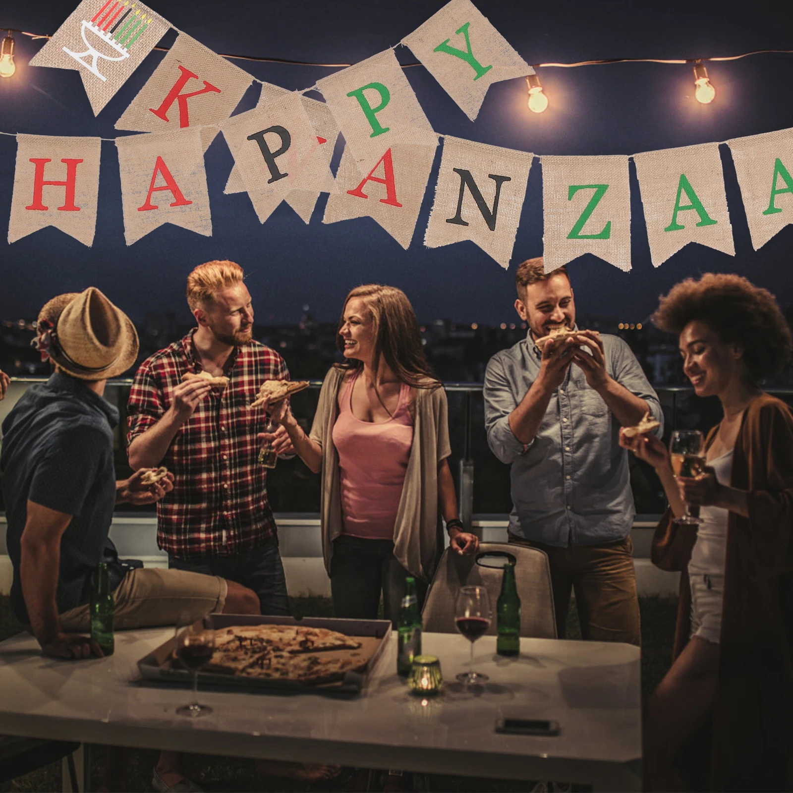 Kwanzaa Banner Bunting Party Supplies Linen Flags Decorations Home Wall Fireplace Premium Material Easy Assemble Movable
Kwanzaa Banner Bunting Party Supplies Linen Flags Decorations Home Wall Fireplace Premium Material Easy Assemble Movable