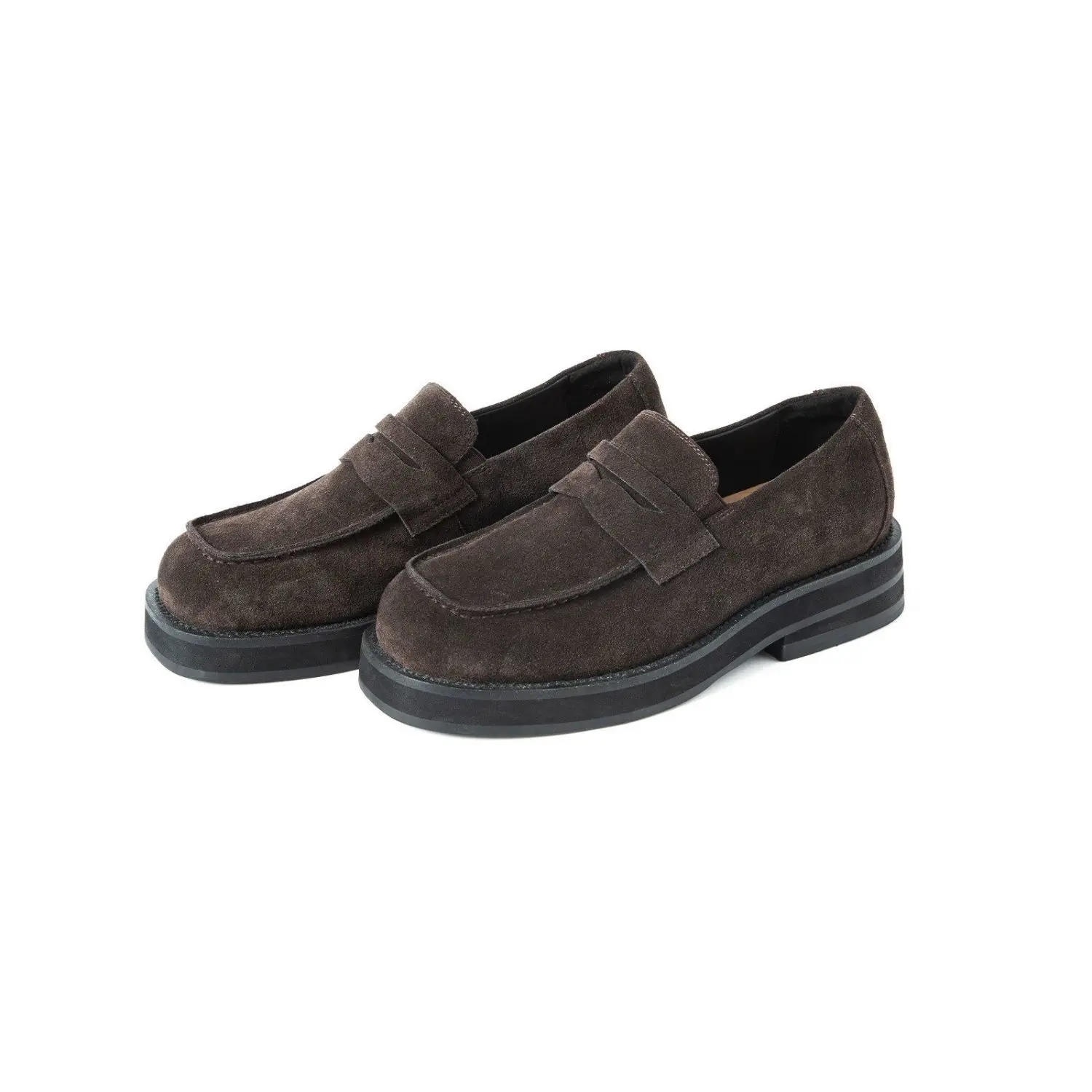 Casual Shoes Men's Commuter Fashionable round Toe Thick Bottom Slip-On Old Money Style Leather Shoes Comfortable Sports
Casual Shoes Men's Commuter Fashionable round Toe Thick Bottom Slip-On Old Money Style Leather Shoes Comfortable Sports