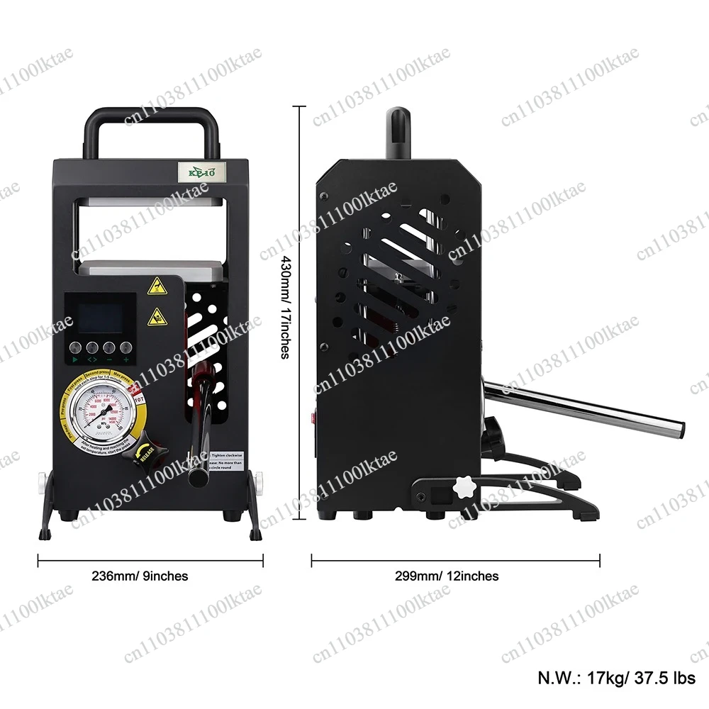 10T Rosin Press with Pressure Gauge Rosin Press Hot Press Embossing Machine
10T Rosin Press with Pressure Gauge Rosin Press Hot Press Embossing Machine