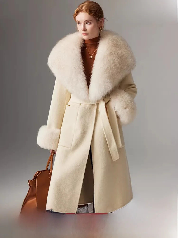 Double-Sided Camere Coat Women's Mid-Length 2025 Winter New Detachable Fur Woolen Suit Jaet Korean Sle Long Sve
Double-Sided Camere Coat Women's Mid-Length 2025 Winter New Detachable Fur Woolen Suit Jaet Korean Sle Long Sve