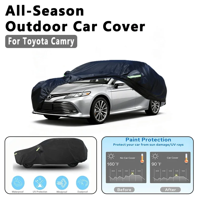 For Toyota Camry XV30 XV40 XV50 XV70 XV80 Outdoor Waterproof Dustproof UV Resistant Car Cover Protector
For Toyota Camry XV30 XV40 XV50 XV70 XV80 Outdoor Waterproof Dustproof UV Resistant Car Cover Protector