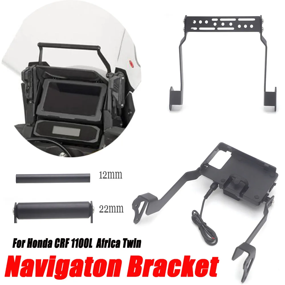 Motorcycle Front Phone Stand Holder Phone GPS Navigaton Plate Bracket For HONDA CRF1100L AFRICA TWIN ADVENTURE SPORTS 2020 -
Motorcycle Front Phone Stand Holder Phone GPS Navigaton Plate Bracket For HONDA CRF1100L AFRICA TWIN ADVENTURE SPORTS 2020 -