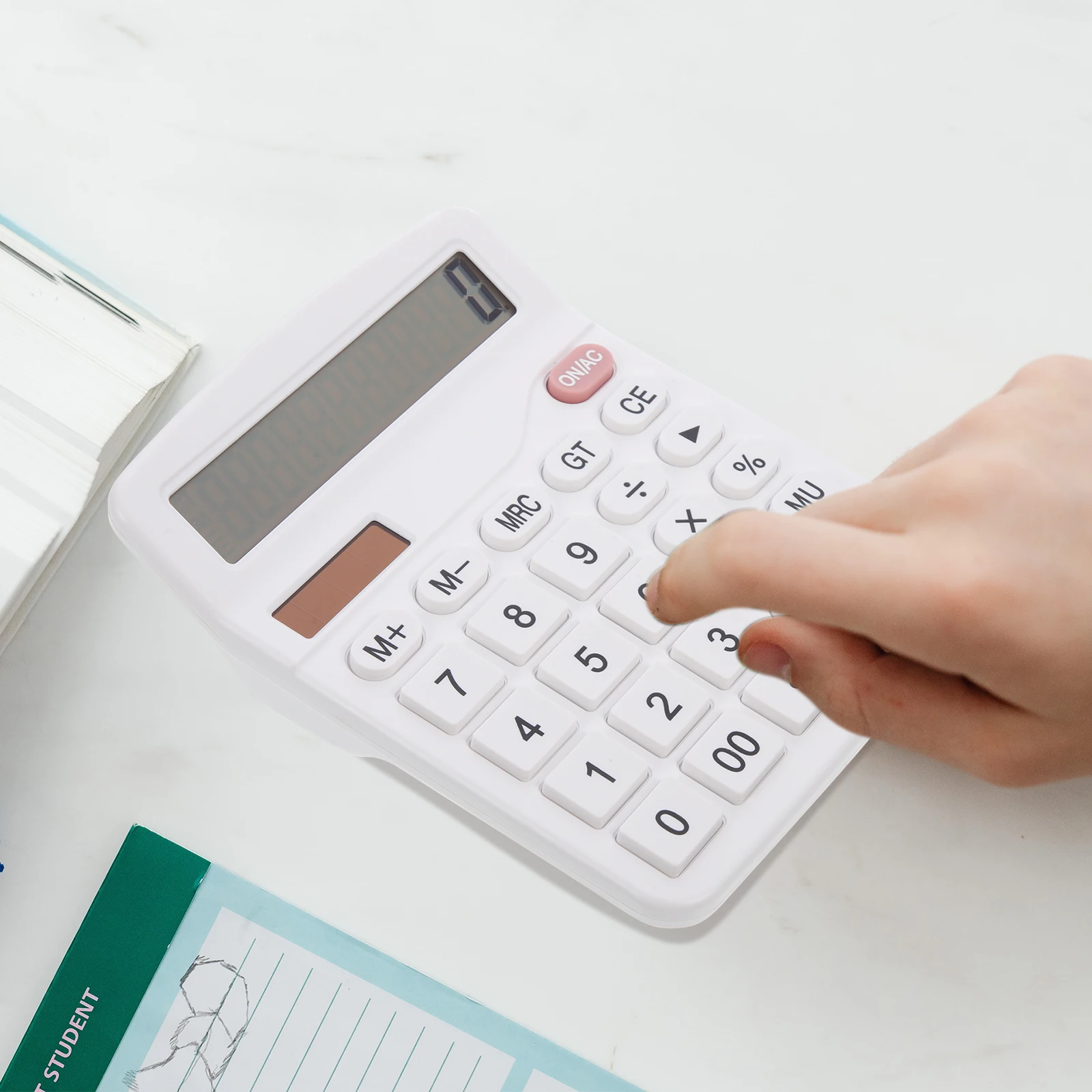 Solar Calculator Portable Desktop ABS Small Division for Kids Students Office Lightweight Plastic Basic Math Tool
Solar Calculator Portable Desktop ABS Small Division for Kids Students Office Lightweight Plastic Basic Math Tool