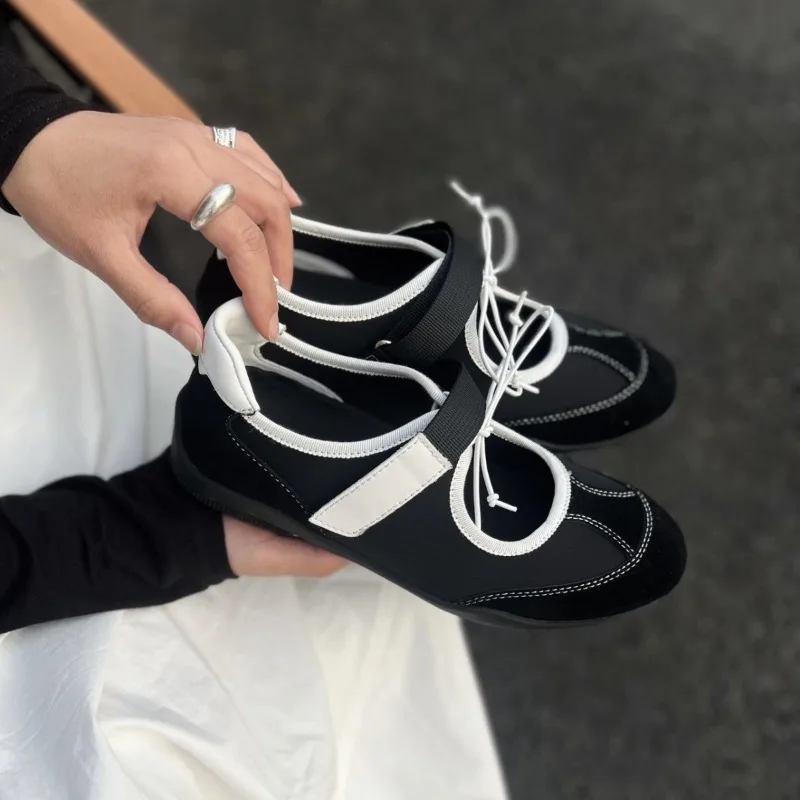 Summer Casual Color Matching Shallow Mouth Mary Jane Shoes Women's 2026 New Sports Style Platform Ballet Shoes Zapatos De Mujer
Summer Casual Color Matching Shallow Mouth Mary Jane Shoes Women's 2026 New Sports Style Platform Ballet Shoes Zapatos De Mujer