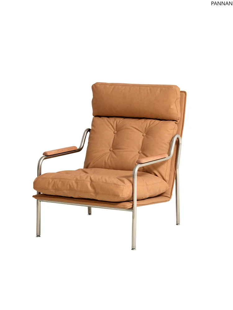 Nordic simple medieval retro single sofa chair living room balcony designer casual chair
Nordic simple medieval retro single sofa chair living room balcony designer casual chair