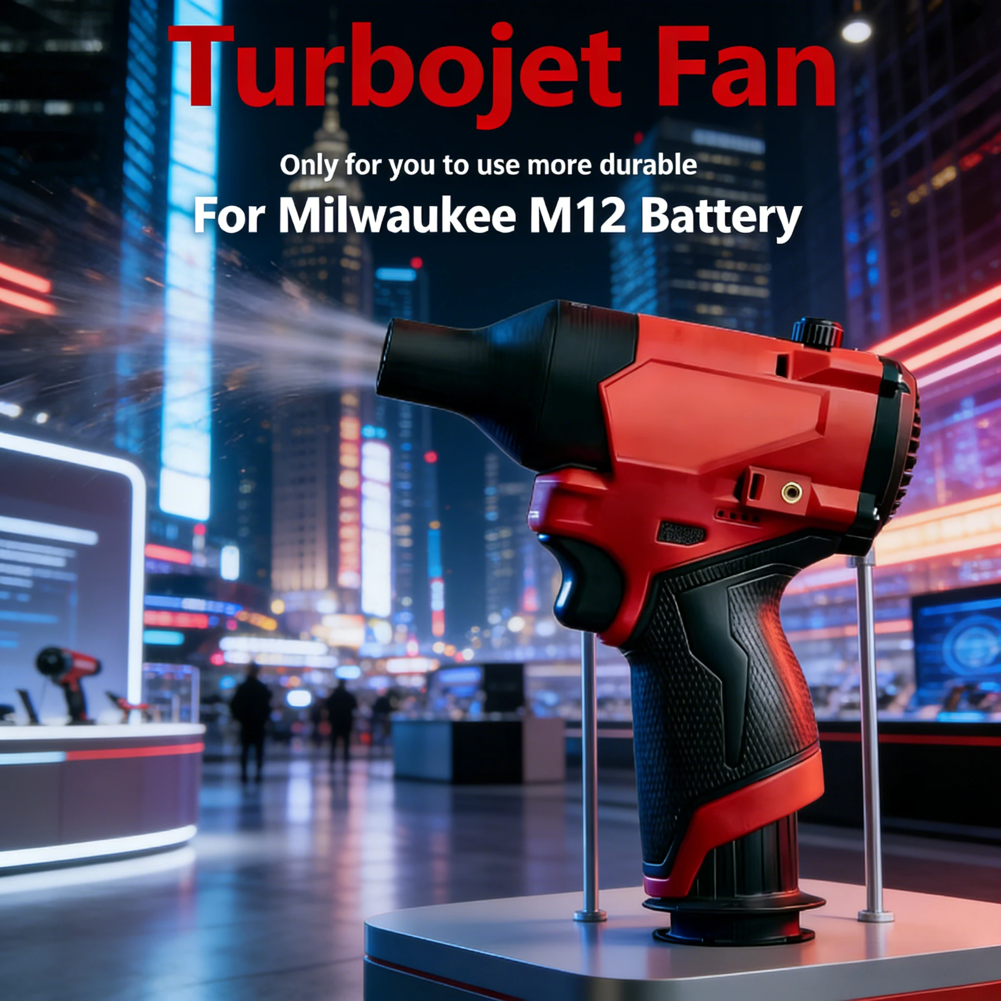 Turbojet Fan for Milwaukee M12 Battery | Brushless High Speed Portable Air Blower Duster for Cleaning & Drying
Turbojet Fan for Milwaukee M12 Battery | Brushless High Speed Portable Air Blower Duster for Cleaning & Drying