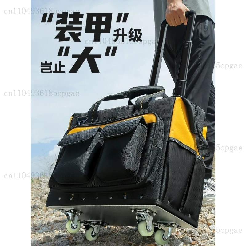 Wheeled Tool Kit, Sturdy and Durable, Pull Rod Tool Kit, Industrial Grade Portable Hand Pulled Cart 123456
Wheeled Tool Kit, Sturdy and Durable, Pull Rod Tool Kit, Industrial Grade Portable Hand Pulled Cart 123456