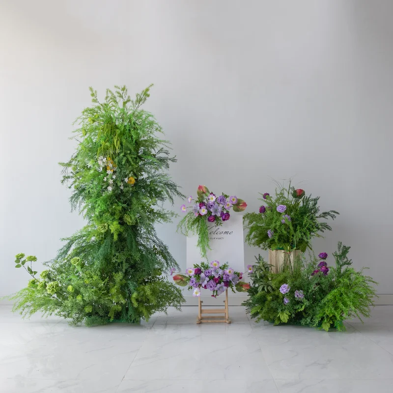 Artificial Floral Arrangement Set for Wedding Decoration, Window Display Flowers, Wedding Props
Artificial Floral Arrangement Set for Wedding Decoration, Window Display Flowers, Wedding Props