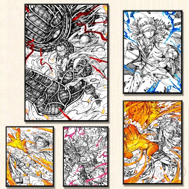 Popular Anime One Piece Luffy Poster Wall Art Children's Bedroom Decoration Birthday Gift Living Room Decorative Painting
Popular Anime One Piece Luffy Poster Wall Art Children's Bedroom Decoration Birthday Gift Living Room Decorative Painting