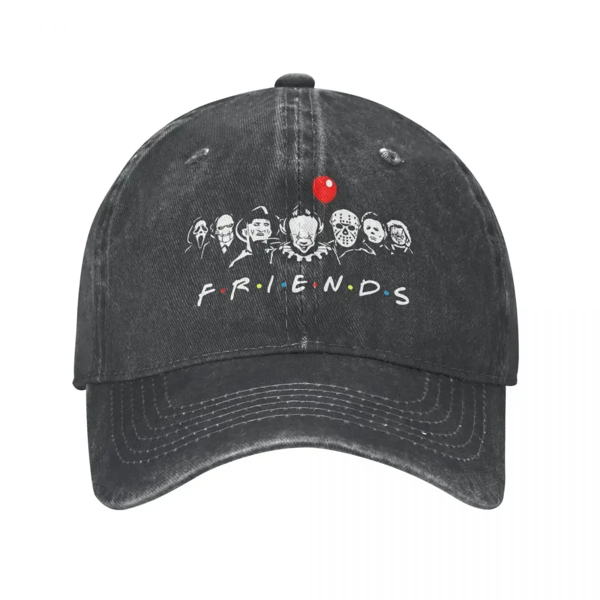 Halloween Friends Horror Movies Characters Men Women Baseball Cap Distressed Washed Hats Outdoor Workouts Gift Sun
Halloween Friends Horror Movies Characters Men Women Baseball Cap Distressed Washed Hats Outdoor Workouts Gift Sun