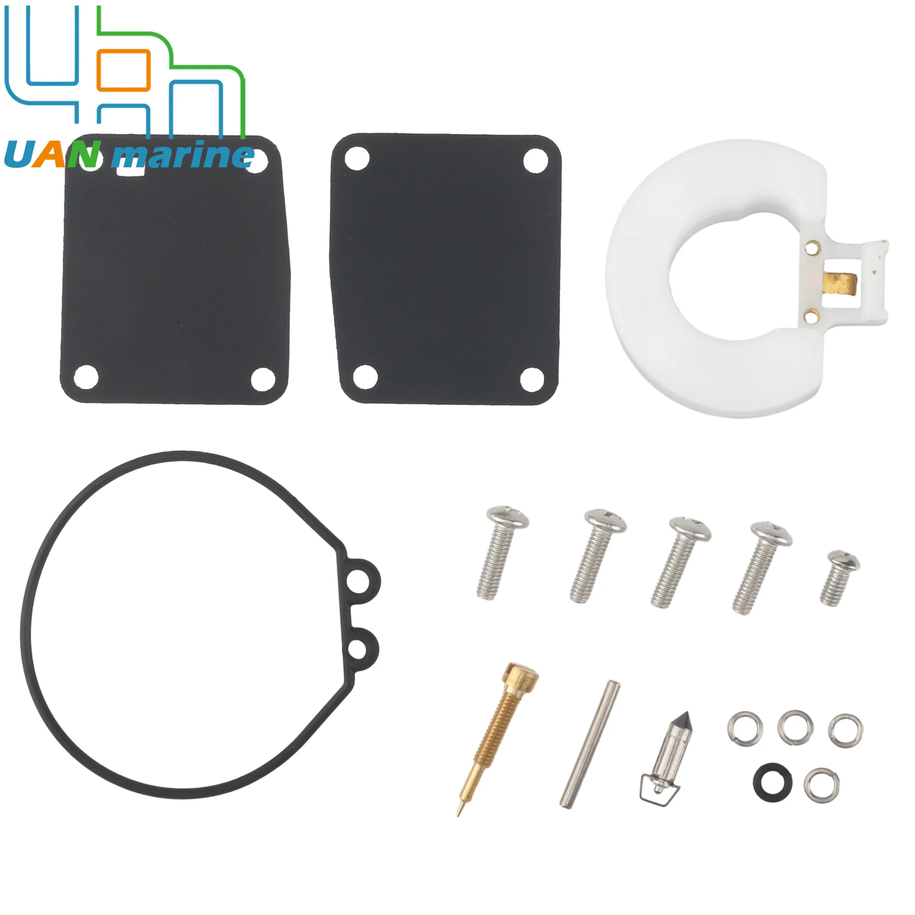 6G1-W0093-00 Carburetor Rebuild Kit for Yamaha Outboard Engine 3 6 8 HP 2-Stroke Replacement Parts 6G1-W0093-01 18-7765
6G1-W0093-00 Carburetor Rebuild Kit for Yamaha Outboard Engine 3 6 8 HP 2-Stroke Replacement Parts 6G1-W0093-01 18-7765