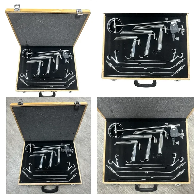 Pedestal Laryngoscope Set Micro Laryngeal Surgery ENT Instruments Endoscopic Diagnostic Tools Rigid
Pedestal Laryngoscope Set Micro Laryngeal Surgery ENT Instruments Endoscopic Diagnostic Tools Rigid