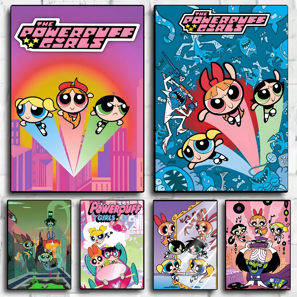 The Cartoon P-Powerpuffs Star Girls Poster HD art sticky wall waterproof home living room bedroom bar aesthetic decoration 
The Cartoon P-Powerpuffs Star Girls Poster HD art sticky wall waterproof home living room bedroom bar aesthetic decoration