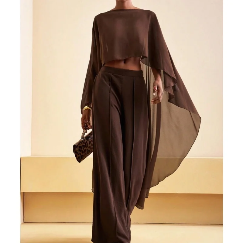 Прозрачный асимметричный сетчатый топ-пончо для женщин, накидка из шифона, вечернее платье, свадебный аксессуар
Прозрачный асимметричный сетчатый топ-пончо для женщин, накидка из шифона, вечернее платье, свадебный аксессуар