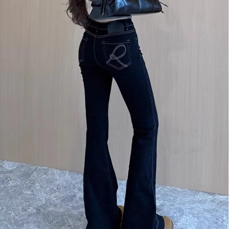 Low Waist Bell Bottom Denim Jeans Women's Summer Slimming Versatile Casual Cotton Polyester Blend Soft Fabric Zipper Closure
Low Waist Bell Bottom Denim Jeans Women's Summer Slimming Versatile Casual Cotton Polyester Blend Soft Fabric Zipper Closure