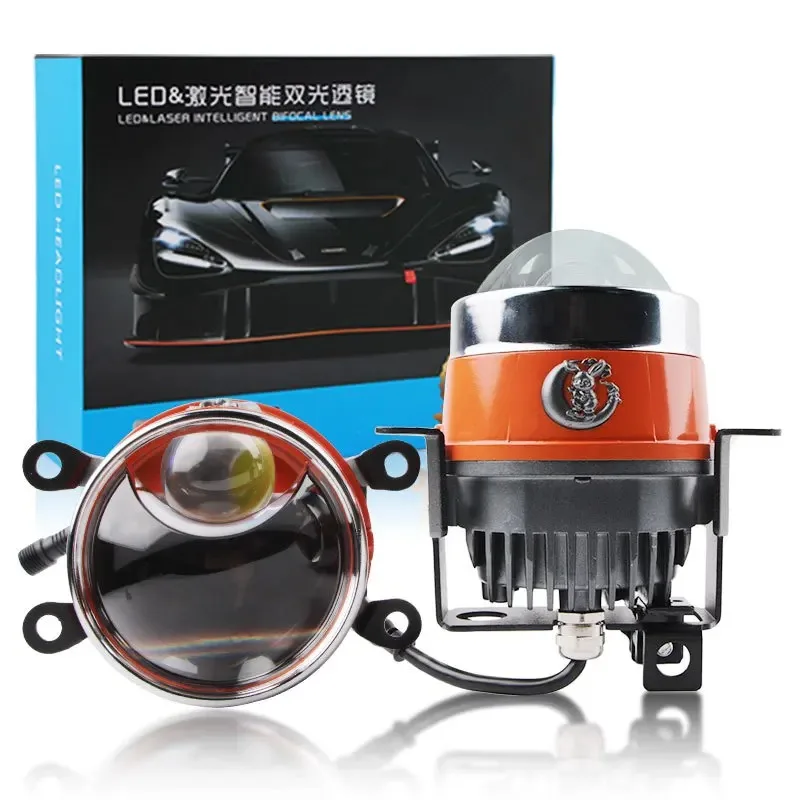 3 Inch Bi LED Projector Fog Light with Halo Super Bright High Power Laser Lens Dual Beam High Low Car LED Fog Lamp Waterproof
3 Inch Bi LED Projector Fog Light with Halo Super Bright High Power Laser Lens Dual Beam High Low Car LED Fog Lamp Waterproof