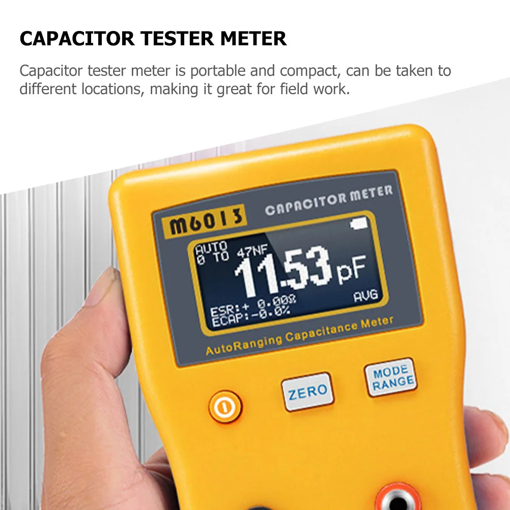 Tester Digital Capacitor Checker Measure Tool Electric Multimeter Plastic Electrical Discharge Measurement
Tester Digital Capacitor Checker Measure Tool Electric Multimeter Plastic Electrical Discharge Measurement