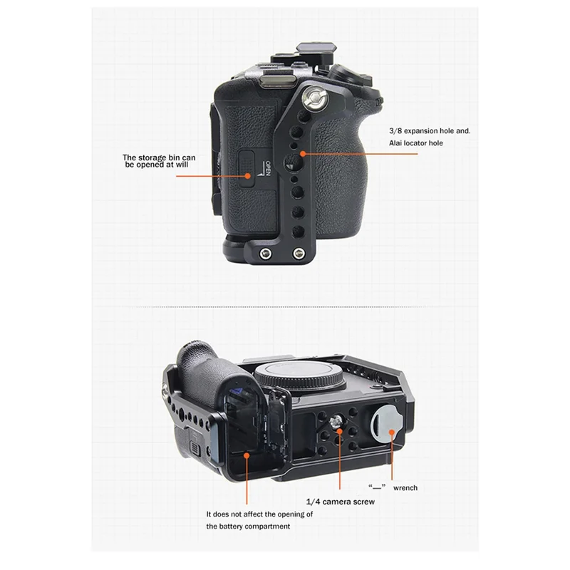 Solid For Sony FX30 FX3 Camera Cage Quick Pack Cage Camera Protection Cage Support Stabilizer Replacement Spare Parts
Solid For Sony FX30 FX3 Camera Cage Quick Pack Cage Camera Protection Cage Support Stabilizer Replacement Spare Parts