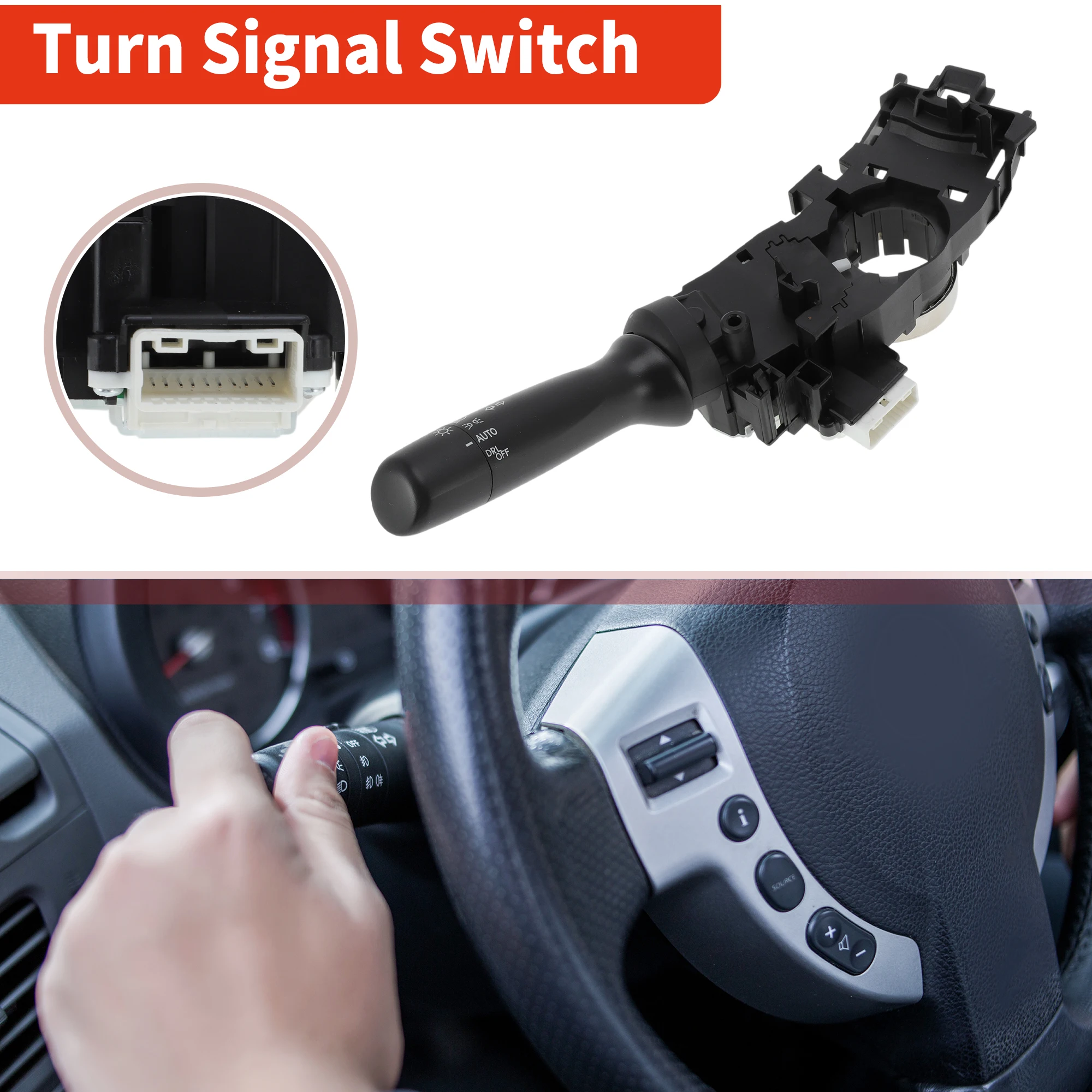 UXCELL Turn Signal Switch for Toyota Camry Highlander Prius No.8414033211/8414006400
UXCELL Turn Signal Switch for Toyota Camry Highlander Prius No.8414033211/8414006400