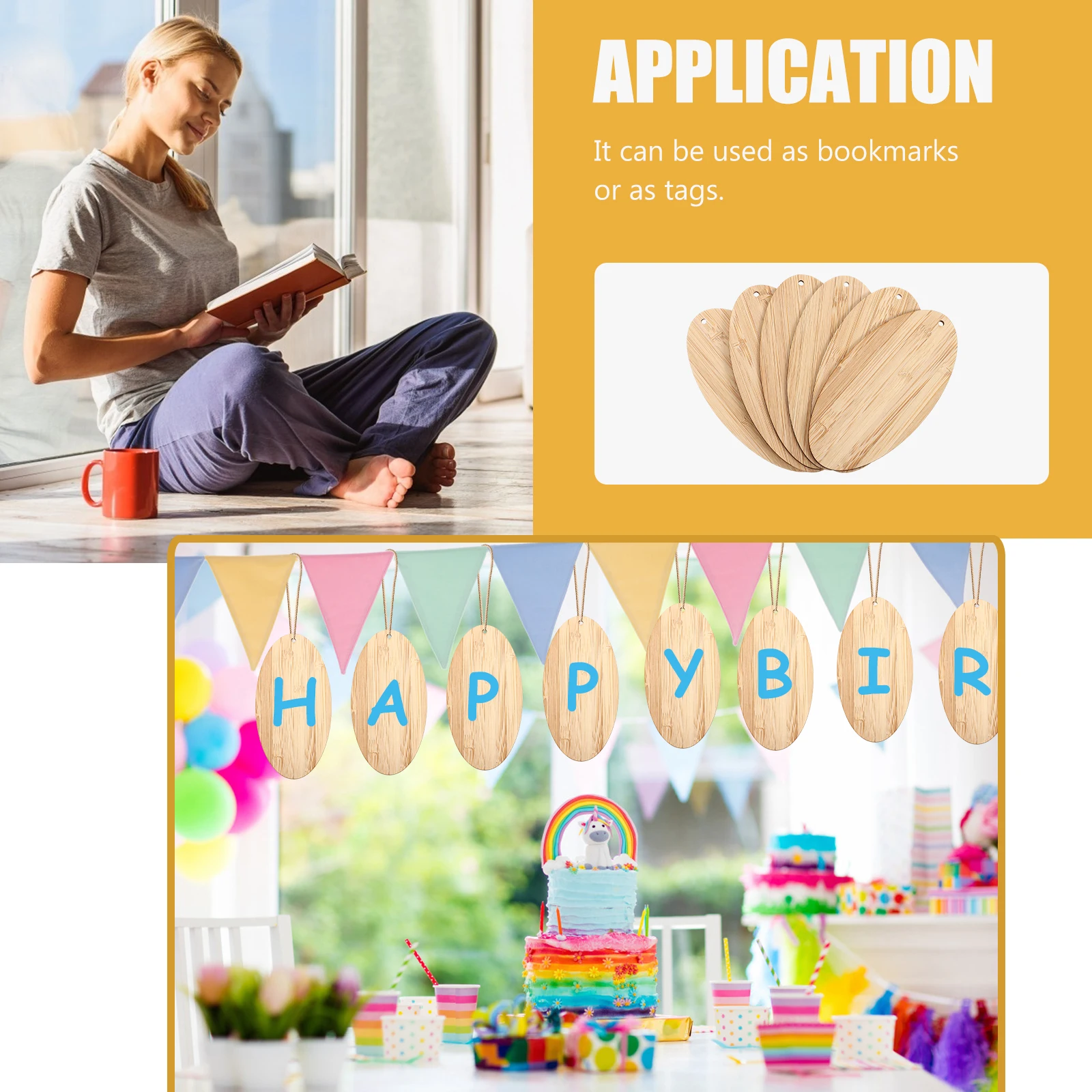 6pcs Graffiti Bamboo Bookmarks Handmade Diy Blank Bookmarker Graduation Gift Student Stationery Double-Sided 0.2Cm Thickness 
6pcs Graffiti Bamboo Bookmarks Handmade Diy Blank Bookmarker Graduation Gift Student Stationery Double-Sided 0.2Cm Thickness