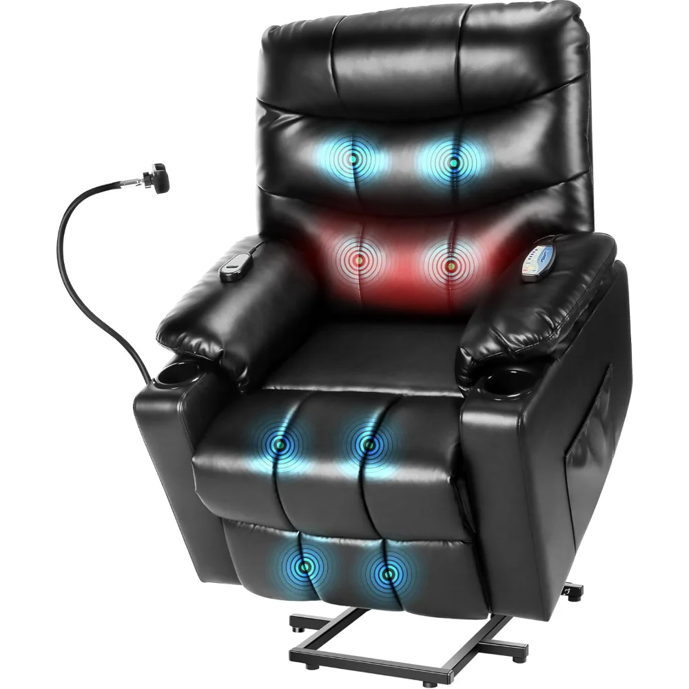 Power Lift Recliner Chair for Elderly, Electric Lift Chair with Assist Function and Heated Vibration Massage
Power Lift Recliner Chair for Elderly, Electric Lift Chair with Assist Function and Heated Vibration Massage