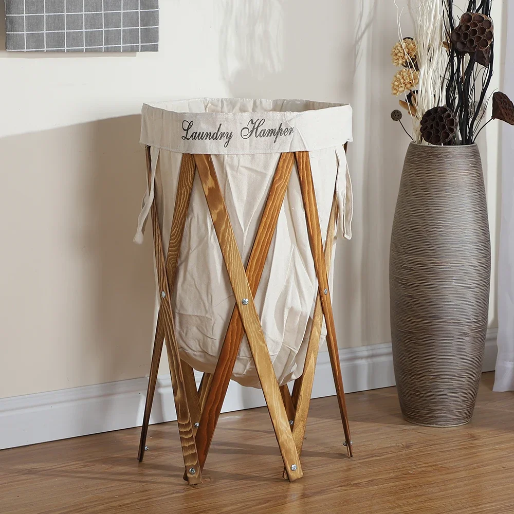 Folding wooden laundry basket dirty clothes storage basket ins wind dirty laundry basket household sundries toys storage laundry
Folding wooden laundry basket dirty clothes storage basket ins wind dirty laundry basket household sundries toys storage laundry