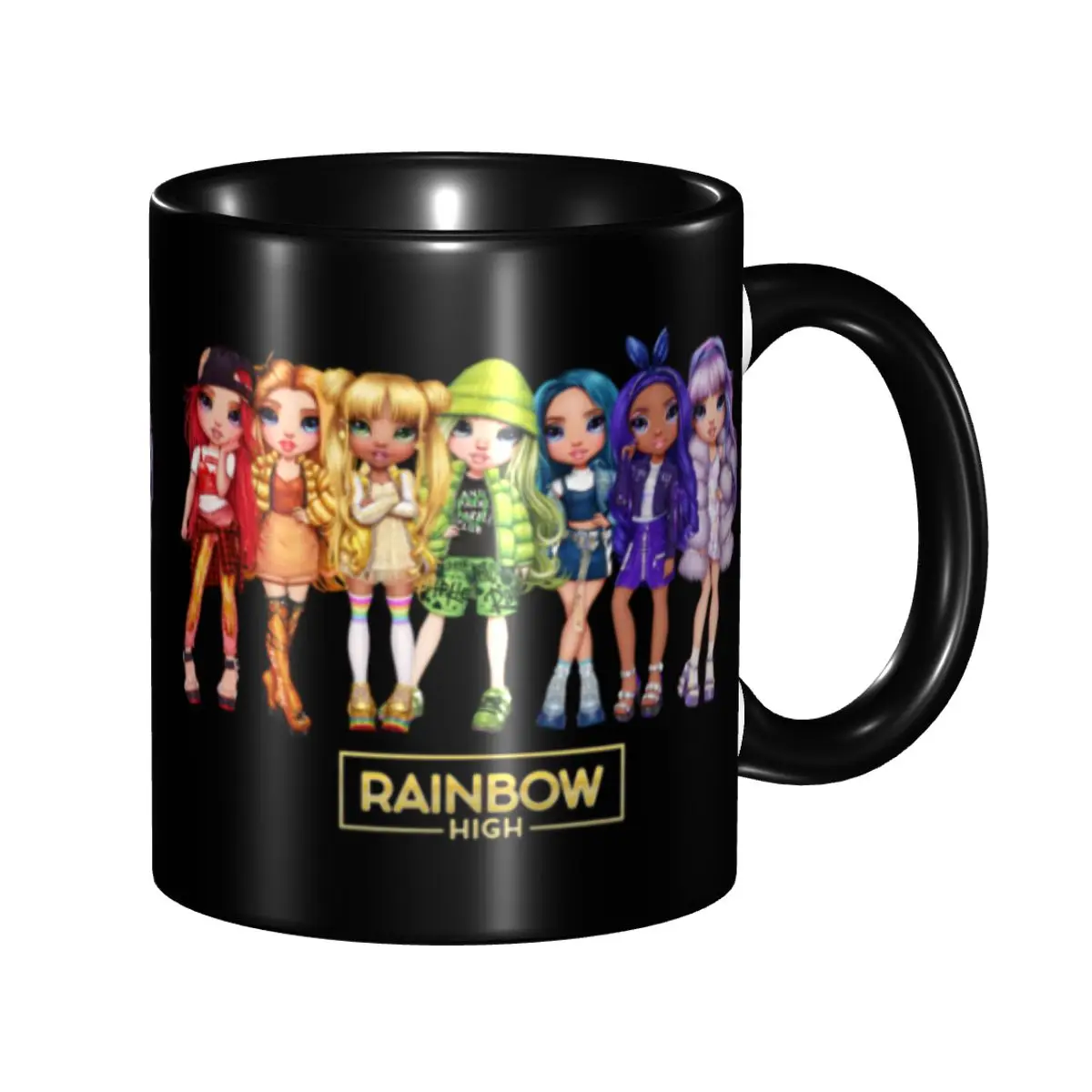 Anime Tv Movie Rainbow High Coffee Mugs DIY Personalized Ceramic Mug Creative Present
Anime Tv Movie Rainbow High Coffee Mugs DIY Personalized Ceramic Mug Creative Present