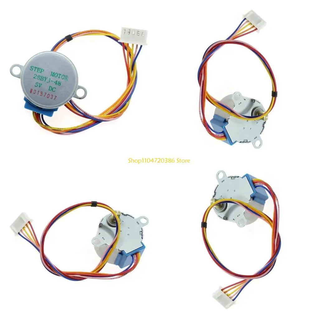 K0EA DC5V 24BYJ48 Micro Gear Stepper Reduction Motor 4-Phase 5-Wire 64:1 Reduction Ratio for Camera Monitorings
K0EA DC5V 24BYJ48 Micro Gear Stepper Reduction Motor 4-Phase 5-Wire 64:1 Reduction Ratio for Camera Monitorings