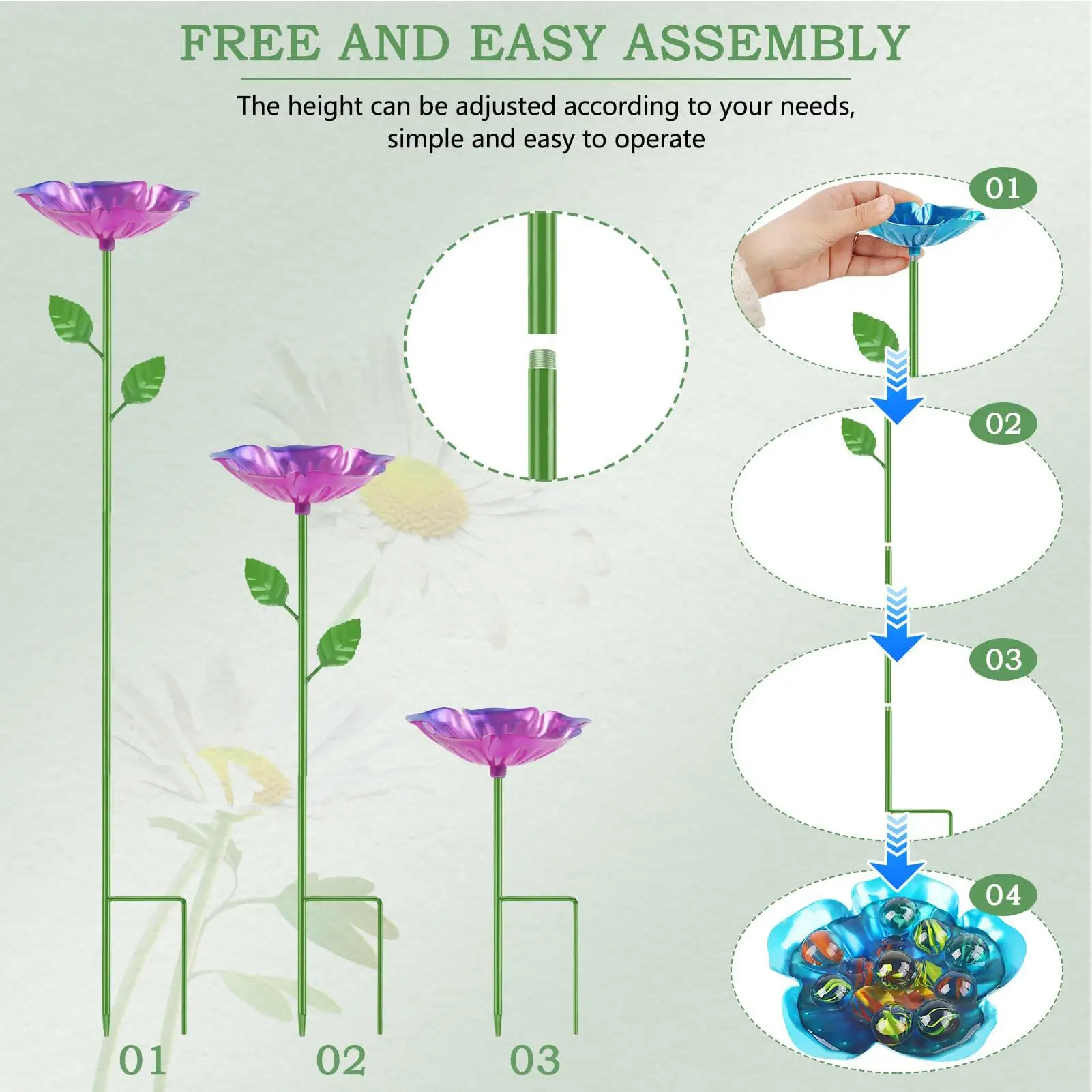 Bee Cup For Garden With Stake Metal Garden Decor 4-Piece Bee Water Feeder For Outdoor For Outdoor Indoor Patio Lawn Yard Balcony
Bee Cup For Garden With Stake Metal Garden Decor 4-Piece Bee Water Feeder For Outdoor For Outdoor Indoor Patio Lawn Yard Balcony