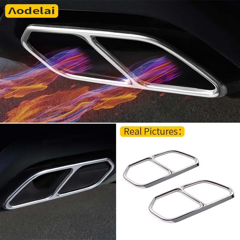 2Pcs For Volkswagen VW Touareg 2019-2026 Stainless Steel Car Exhaust Muffler Exhaust Pipe Cover Trim Stickers Car Accessories
2Pcs For Volkswagen VW Touareg 2019-2026 Stainless Steel Car Exhaust Muffler Exhaust Pipe Cover Trim Stickers Car Accessories