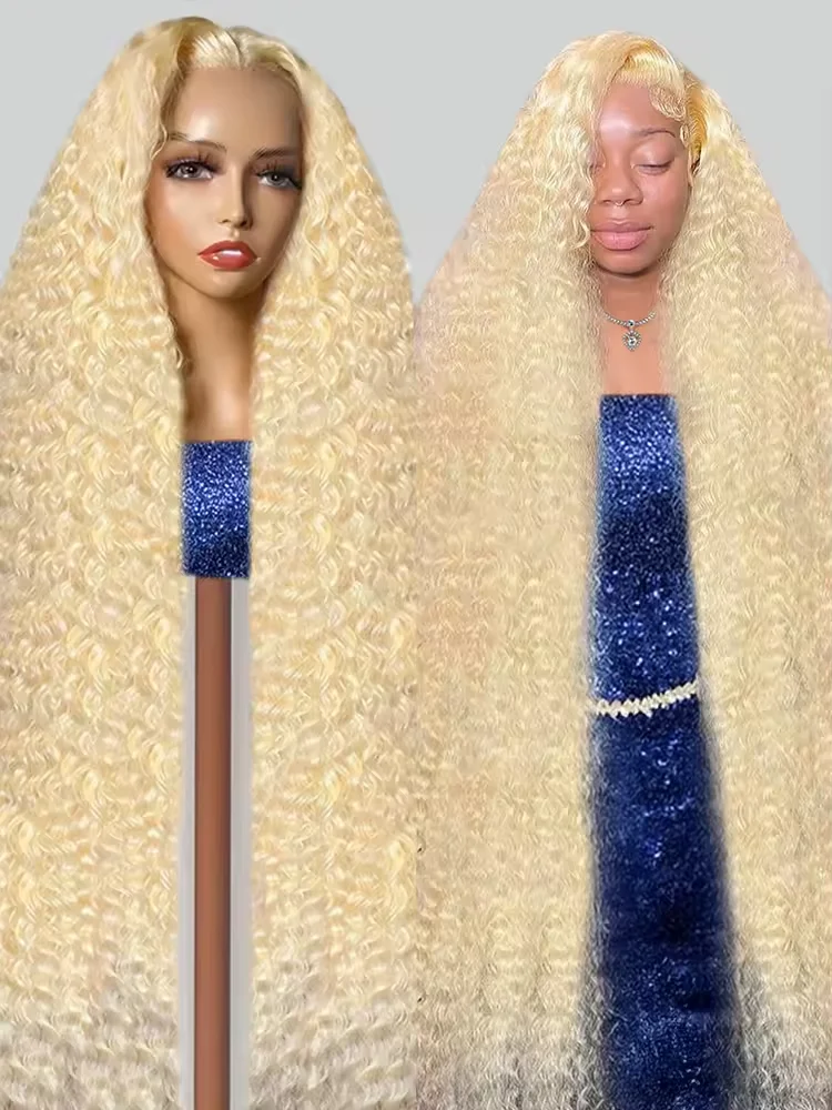 40Inch 613 Curly Honey Blonde Lace Front Human Hair Wigs Loose Deep Wave 13x6 13×4 HD Color Transparent Lace Frontal Wigs
40Inch 613 Curly Honey Blonde Lace Front Human Hair Wigs Loose Deep Wave 13x6 13×4 HD Color Transparent Lace Frontal Wigs