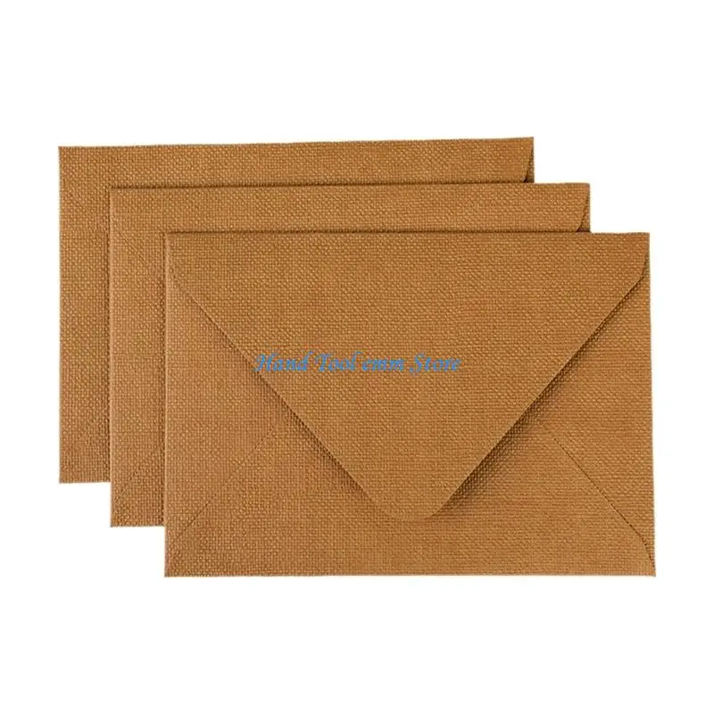 H37F 20Pcs A 5 Kraft Envelopes With Retros Linen Design Perfect For Handwritten Note
H37F 20Pcs A 5 Kraft Envelopes With Retros Linen Design Perfect For Handwritten Note