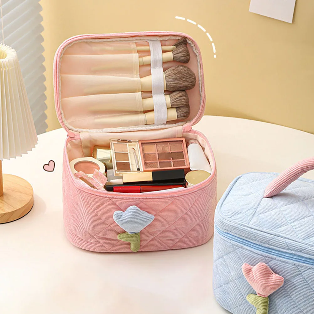 2 Pcs Capacity Corduroy Travel Essential Bag Large Makeup ganizer Travel Toiletry Bag for Women Storage Solution
2 Pcs Capacity Corduroy Travel Essential Bag Large Makeup ganizer Travel Toiletry Bag for Women Storage Solution