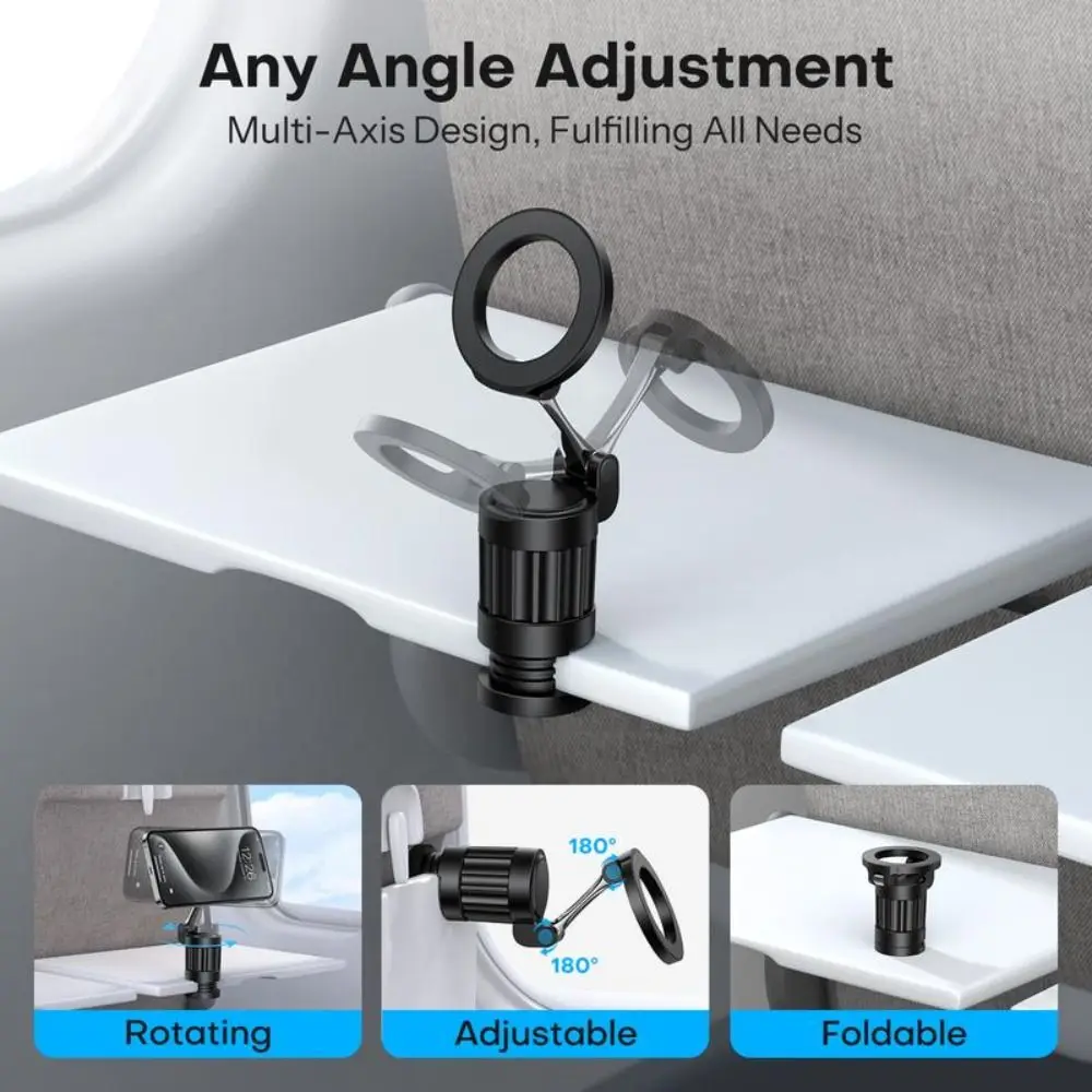High Quality Foldable Travel Phone Holder 360° Rotating Handsfree Magnetic Airplane Phone Stand Portable Metal Magsafe Stand
High Quality Foldable Travel Phone Holder 360° Rotating Handsfree Magnetic Airplane Phone Stand Portable Metal Magsafe Stand