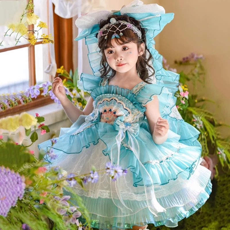 New Cute Bow Lolita Mermaid Dress for Girls Princess Birthday Party Fluffy Bowtie Children's Elegant Evening Dress Birthday Gift
New Cute Bow Lolita Mermaid Dress for Girls Princess Birthday Party Fluffy Bowtie Children's Elegant Evening Dress Birthday Gift
