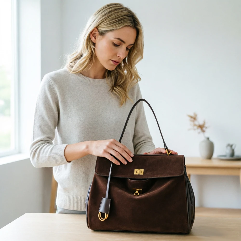 Large Capacity Microfiber Leather Shoulder Crossbody Bag for Women, Fashion Commuting Tote Travel Business Briefcase Coffee Brow
Large Capacity Microfiber Leather Shoulder Crossbody Bag for Women, Fashion Commuting Tote Travel Business Briefcase Coffee Brow