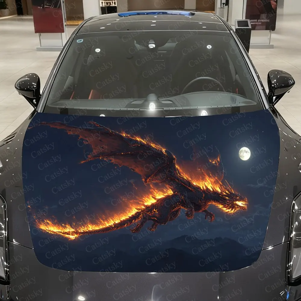 Crimson Moon Flame Dragon Car Vinyl Wrap, PVC Waterproof Car Hood Sticker, Self-Adhesive Scratch-Resistant Stickers
Crimson Moon Flame Dragon Car Vinyl Wrap, PVC Waterproof Car Hood Sticker, Self-Adhesive Scratch-Resistant Stickers