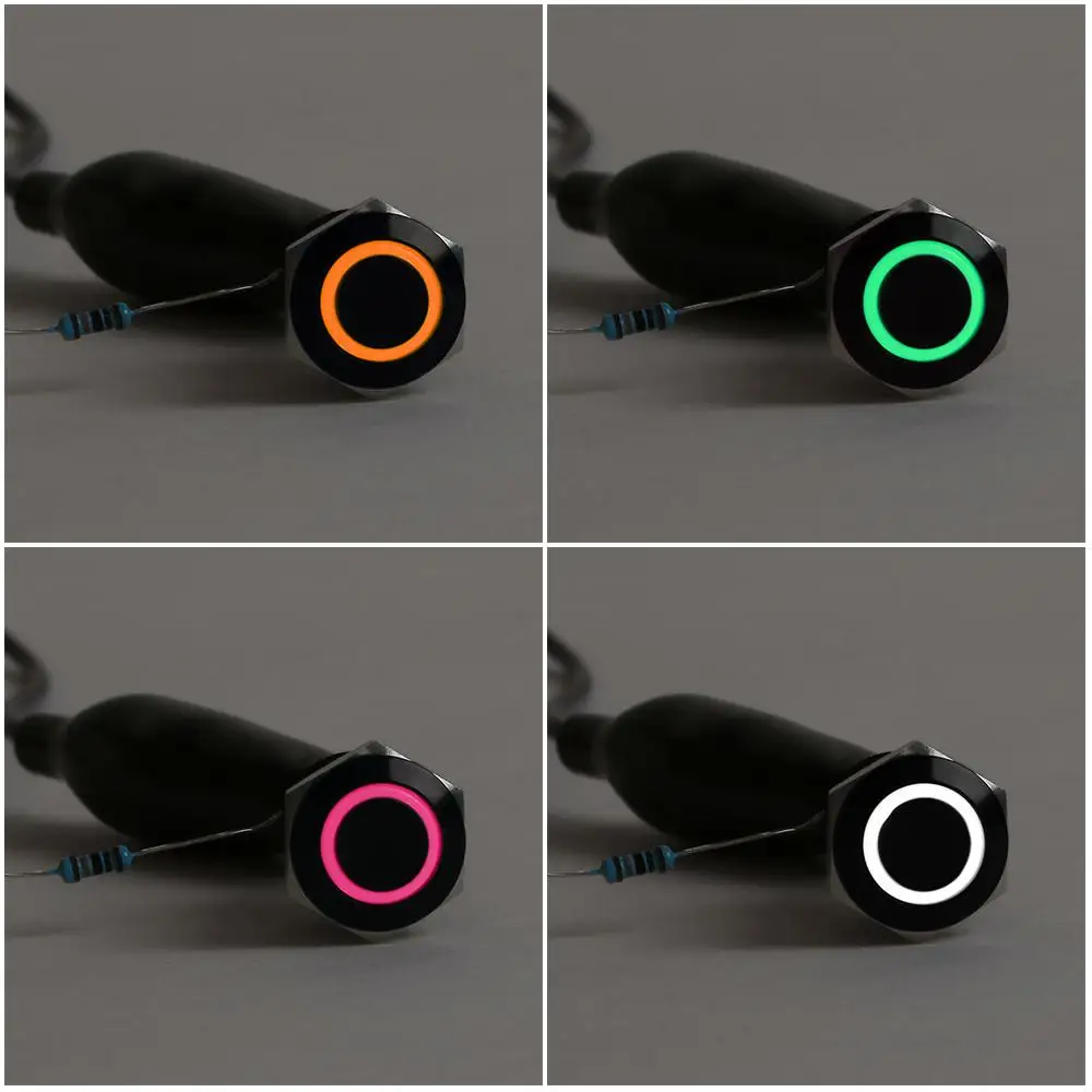 Electronics Metal Aluminum 12V 4Pin LED Power Car Latch Momentary Switch 12mm Push Button
Electronics Metal Aluminum 12V 4Pin LED Power Car Latch Momentary Switch 12mm Push Button