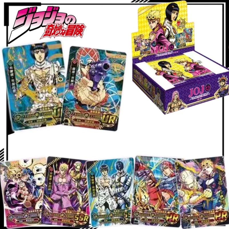 JoJo's Bizarre Adventure Collectible Cards Cartoon Kujo Jotaro Cards Golden Wind Anime Merchandise Holiday Gift Trendy Toy
JoJo's Bizarre Adventure Collectible Cards Cartoon Kujo Jotaro Cards Golden Wind Anime Merchandise Holiday Gift Trendy Toy