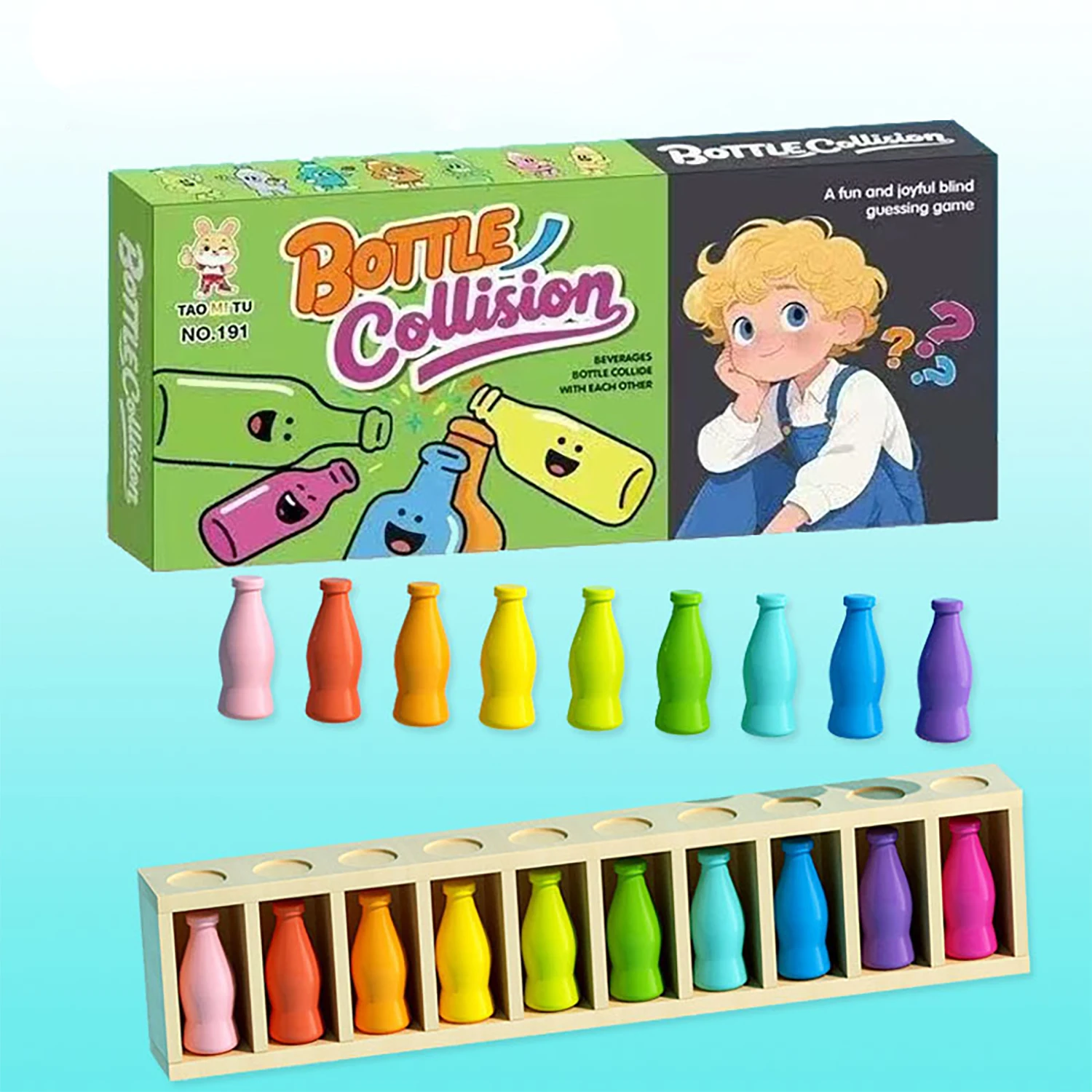 Interesting bottle guessing game, bottle color challenge game for children and adults, multiplayer game for party gatherings
Interesting bottle guessing game, bottle color challenge game for children and adults, multiplayer game for party gatherings