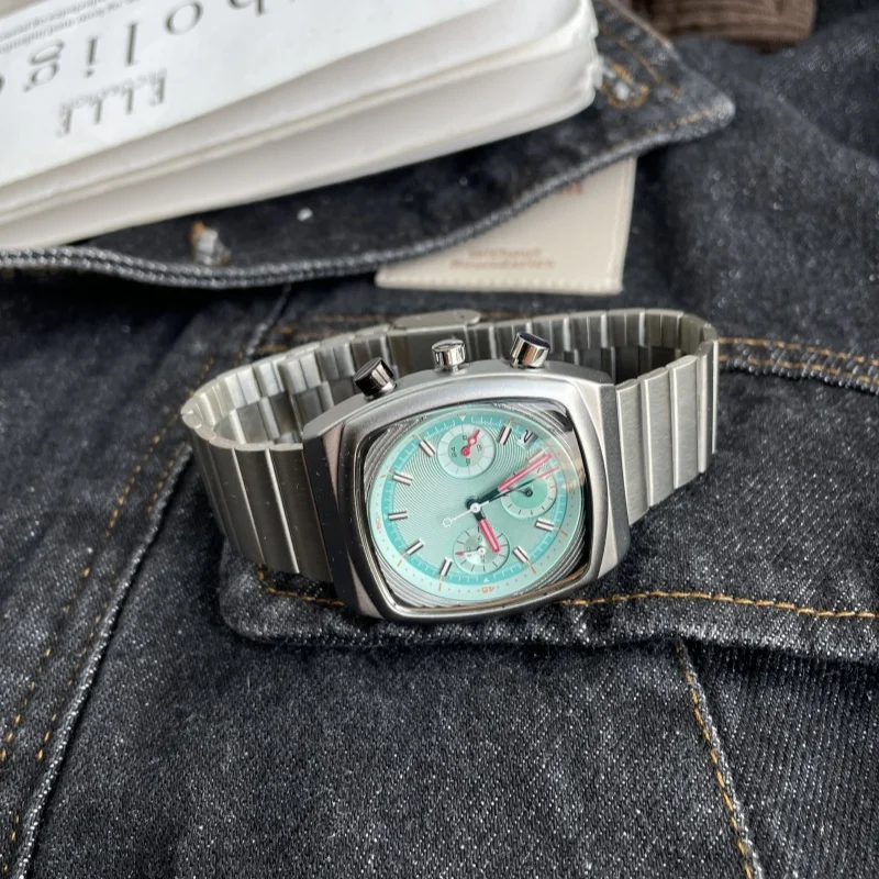 CILOA sports square green watch men's brand authentic new trend fashion high quality light luxury quartz watch CILOA sports square green watch men's brand authentic new trend fashion high quality light luxury quartz watch