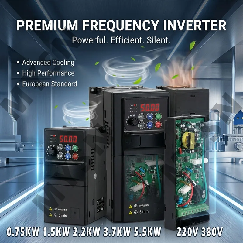 Input 220V to Output 380V VFD Variable Frequency Drive Converter Inverter 0.75/1.5/2.2/3.7/4/5.5 KW Motor Speed Controller
Input 220V to Output 380V VFD Variable Frequency Drive Converter Inverter 0.75/1.5/2.2/3.7/4/5.5 KW Motor Speed Controller