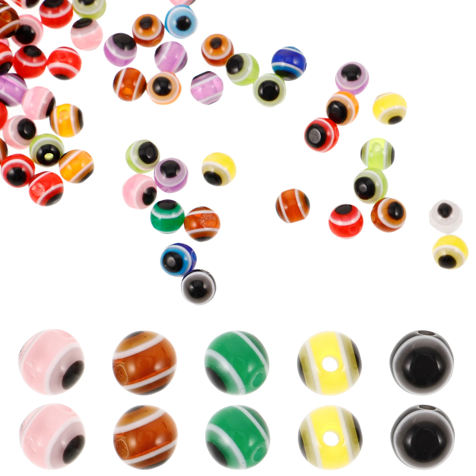 500pcs Colorful Beads Round Striped Resin Loose Jewelry Making Bracelets Necklaces DIY Crafts Accessories Creativity
500pcs Colorful Beads Round Striped Resin Loose Jewelry Making Bracelets Necklaces DIY Crafts Accessories Creativity