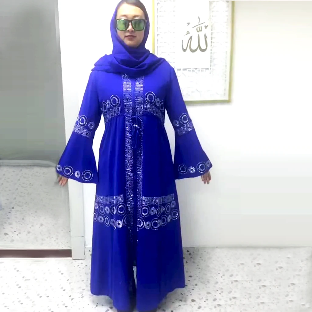 Muslim Woman Abaya Dubai Luxury Ramadan Kebaya Diamond Zipper Strawstring Evening Long Dress Islam Caftan Abayas Femme
Muslim Woman Abaya Dubai Luxury Ramadan Kebaya Diamond Zipper Strawstring Evening Long Dress Islam Caftan Abayas Femme